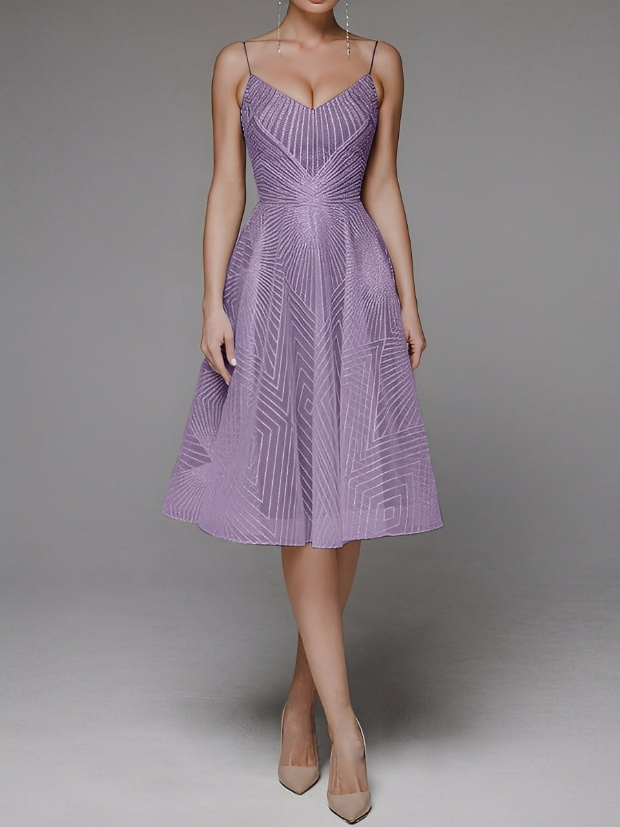 Anabelle - Κομψό, χωρίς μανίκια φόρεμα με λεπτούς ιμάντες για γυναίκες