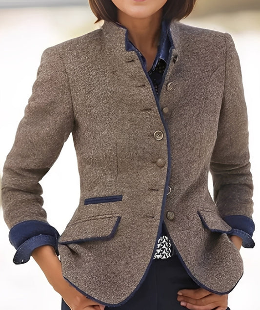 Kaelyn - Μοντέρνο Γυναικείο Μπουφάν Αναψυχής με Τσέπες