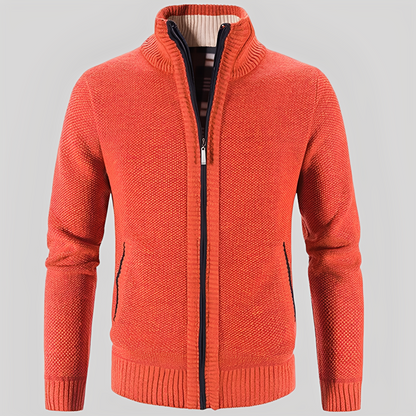 Kelvin - Απλή Ζακέτα με Φερμουάρ για Άνδρες