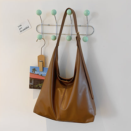 Kathleen - Χαλαρή Δερμάτινη Τσάντα για Γυναίκες