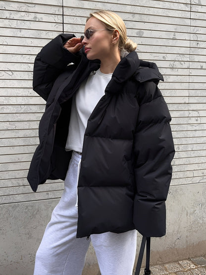 Loreen - Ζεστή, με φόδρα, χαλαρή γυναικεία ζακέτα