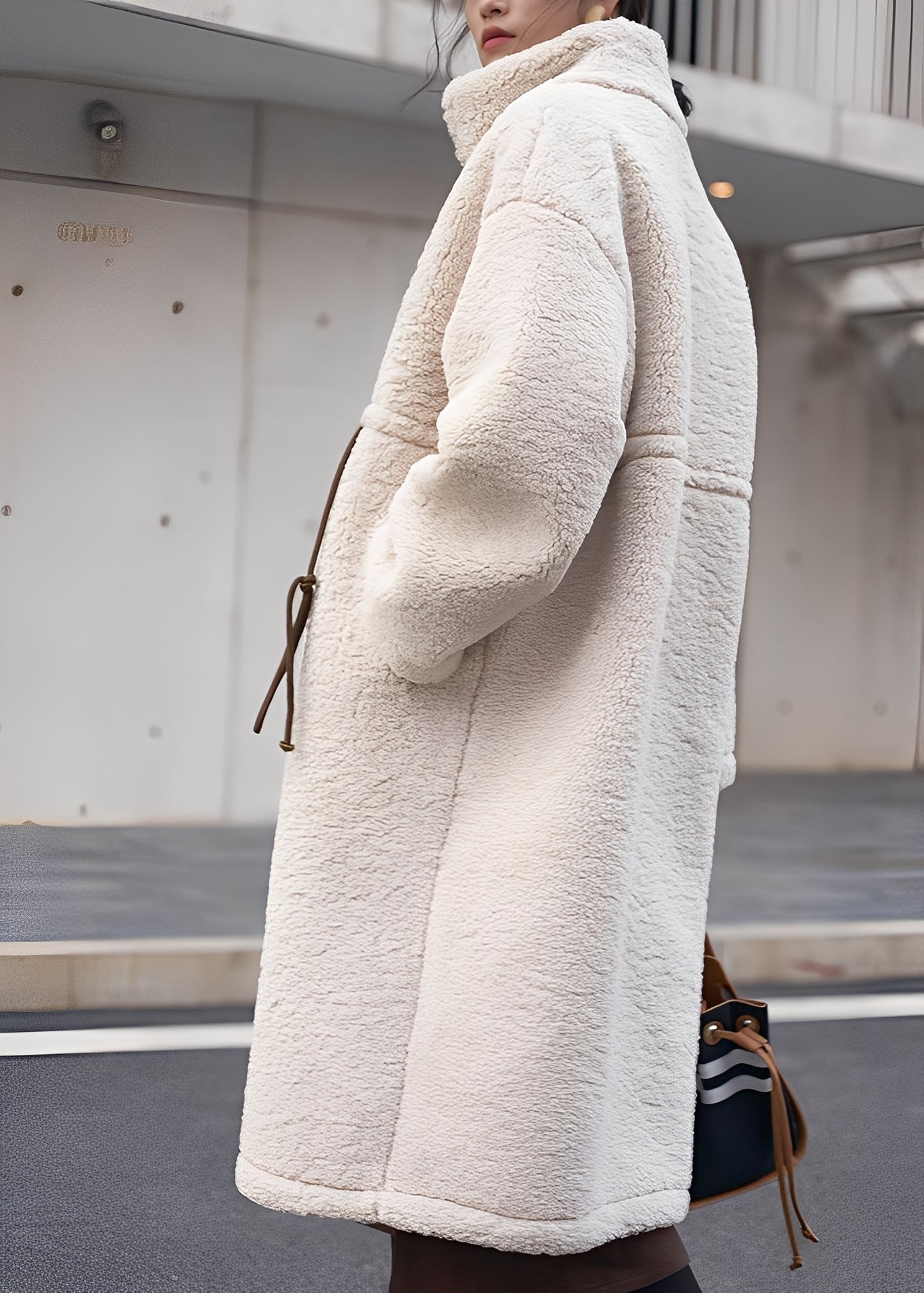 Noelene - Ζεστό, άνετο μάλλινο παλτό για γυναίκες