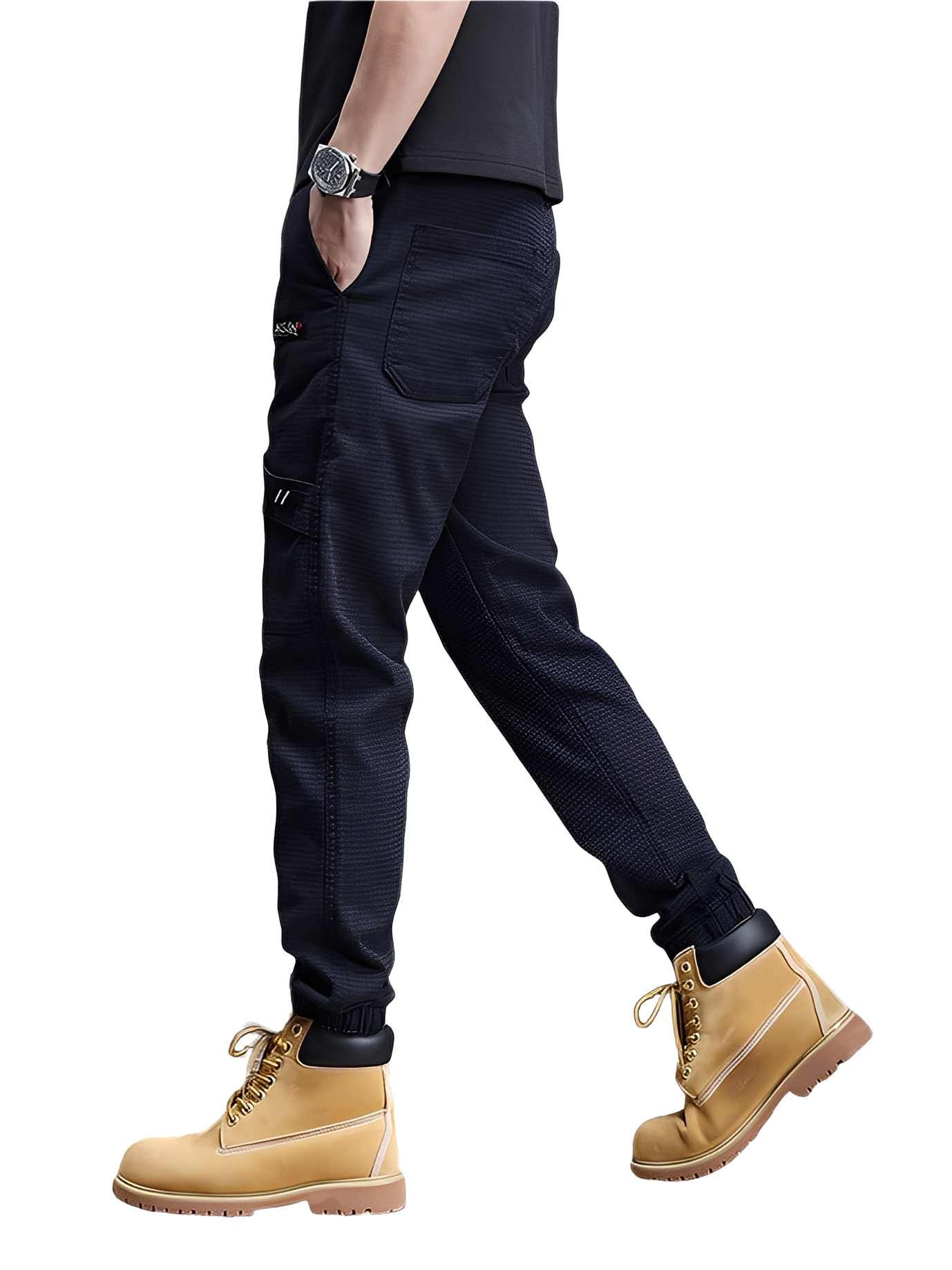 Alvin - Μοντέρνο Ελαστικό Παντελόνι Τζόκινγκ με Κορδόνι για Άνδρες