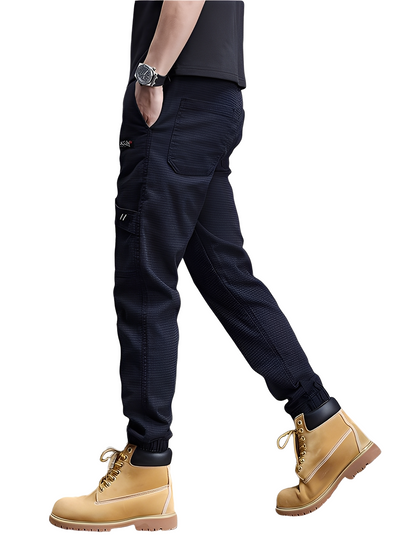 Alvin - Μοντέρνο Ελαστικό Παντελόνι Τζόκινγκ με Κορδόνι για Άνδρες