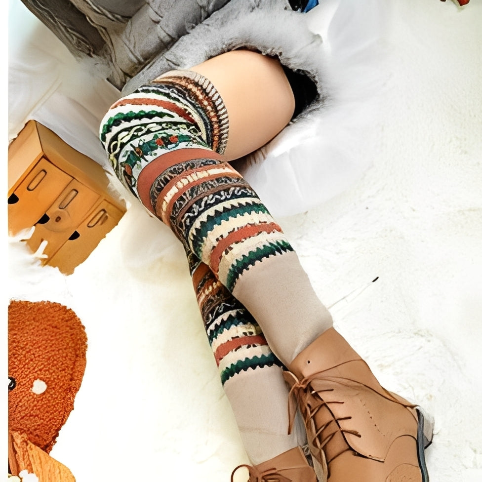 Suzanna - Μοντέρνες, θερμές, χοντρές βαμβακερές κάλτσες για γυναίκες