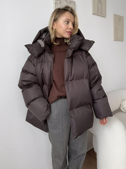 Loreen - Ζεστή, με φόδρα, χαλαρή γυναικεία ζακέτα