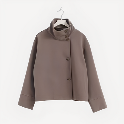 Carolyn - Κομψό μονόκουμπο μάλλινο σακάκι για γυναίκες