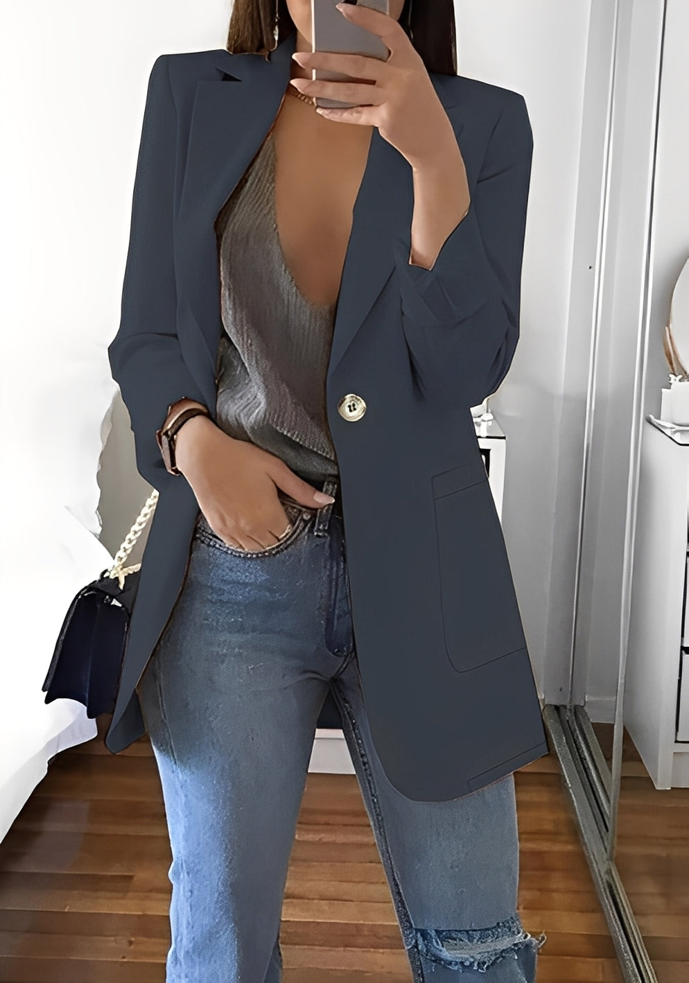 Stephanie - Μοντέρνο, στενό σακάκι για γυναίκες