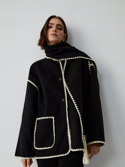 Elodie – Μπουφάν με Σα scarf