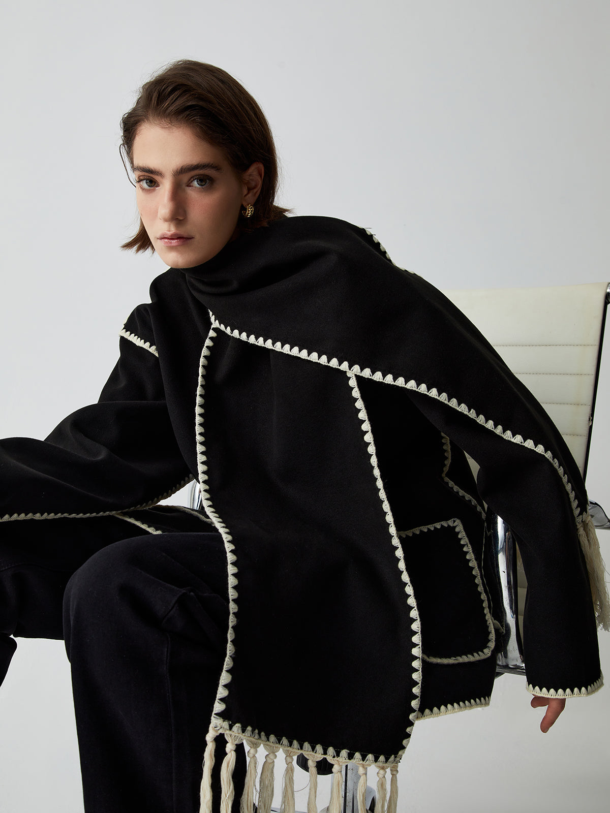 Elodie – Μπουφάν με Σα scarf