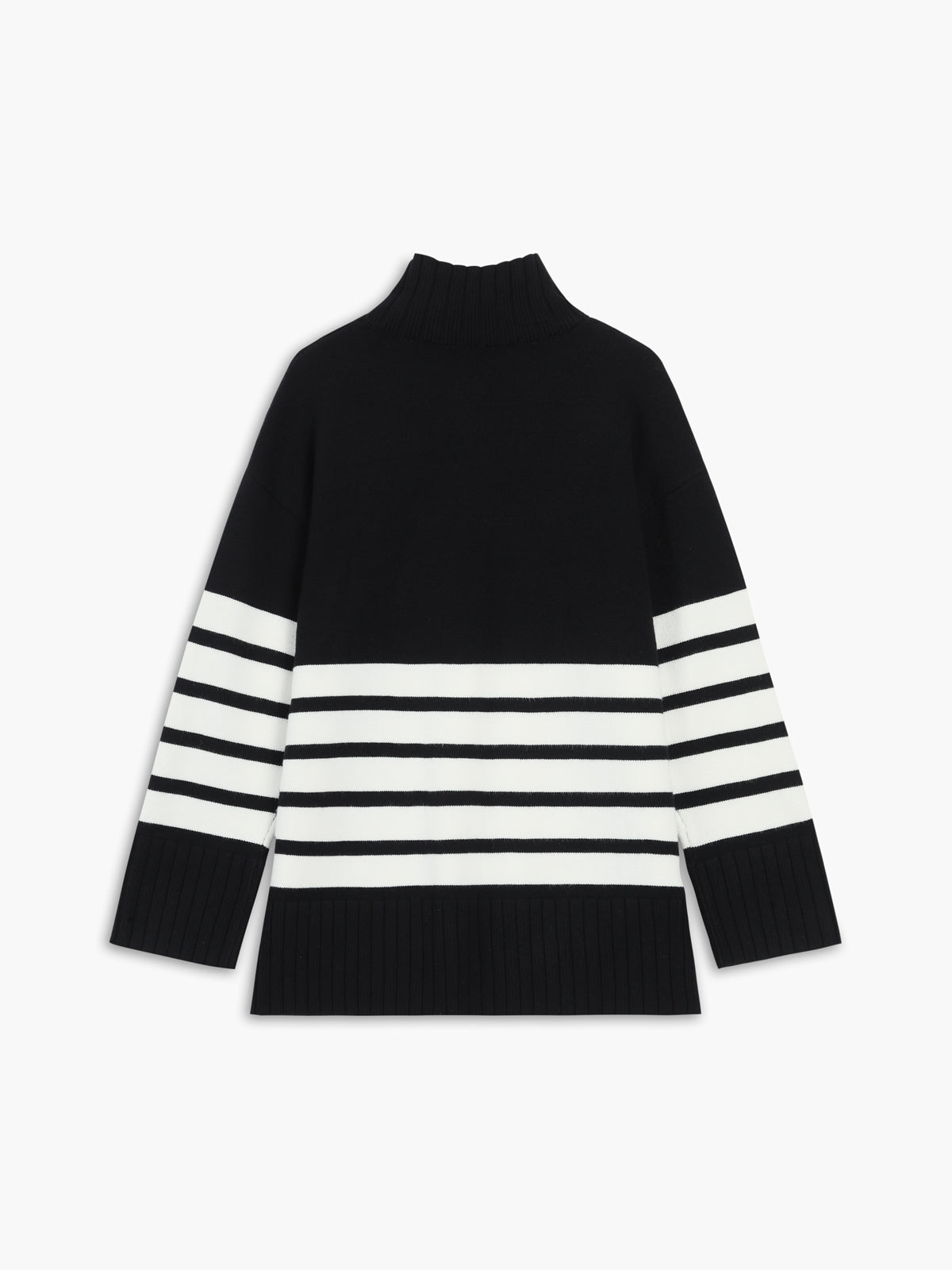 Colette – Ριγέ Mock-Neck-Pullover