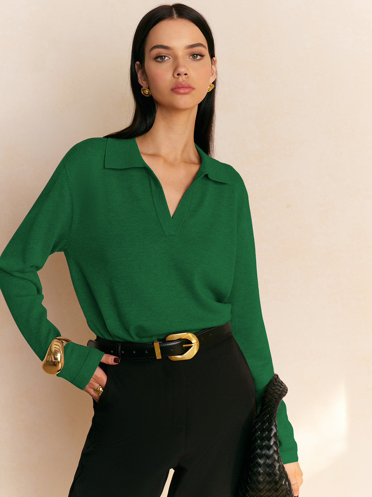 Fiona – Pullover με χαλαρό γιακά