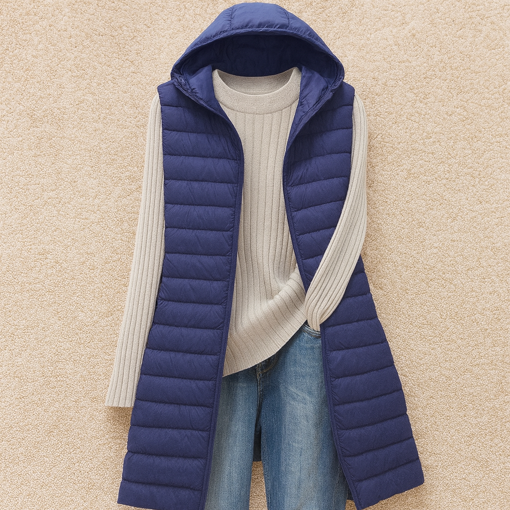 Joelle - Κομψό μακρύ γιλέκο για γυναίκες