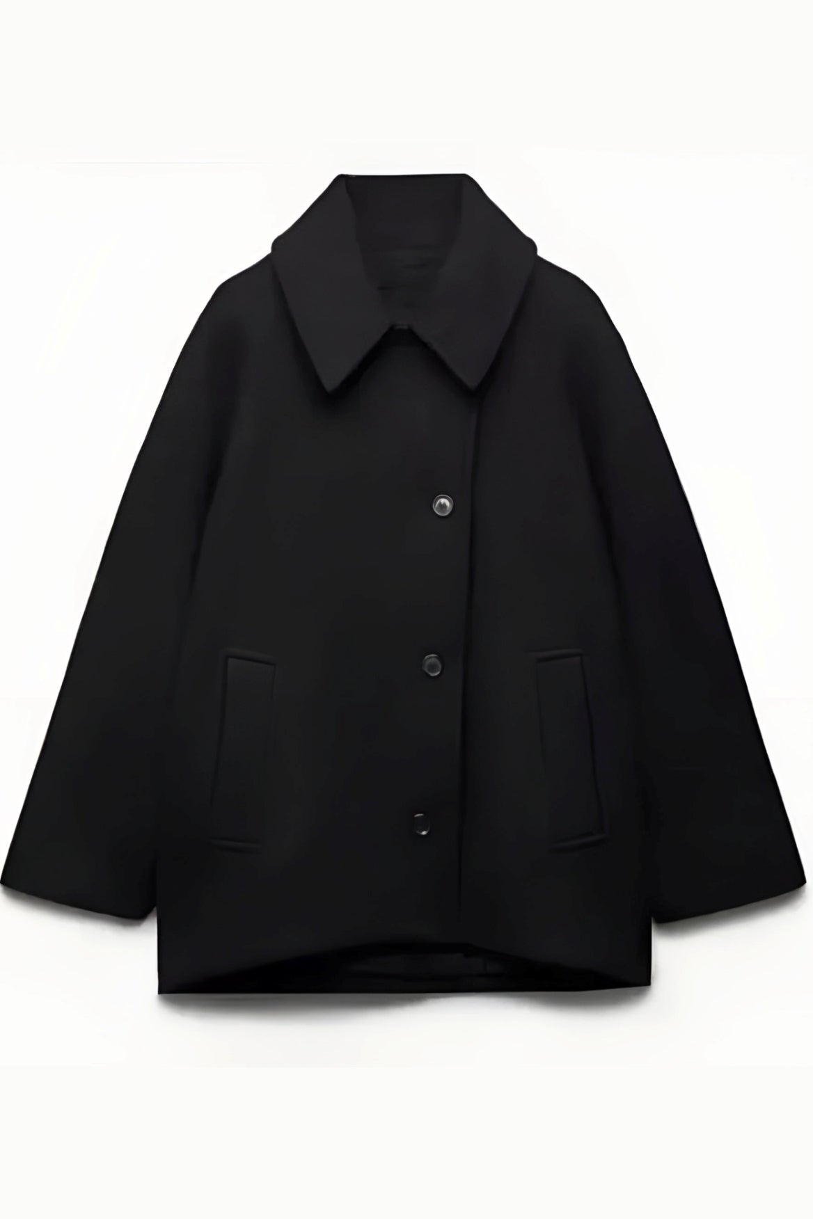 Elena – Παλτό Oversize σε Μικτό Μαλλί Διπλό Στήθος