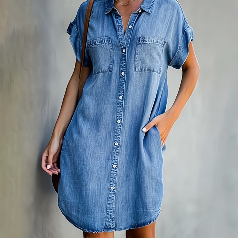 Δάφνη – Φόρεμα σε Chic Denim