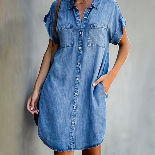 Δάφνη – Φόρεμα σε Chic Denim
