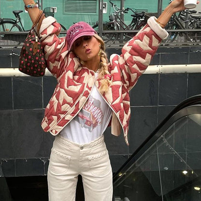 Elena – Μπουφάν Λουλουδάτο