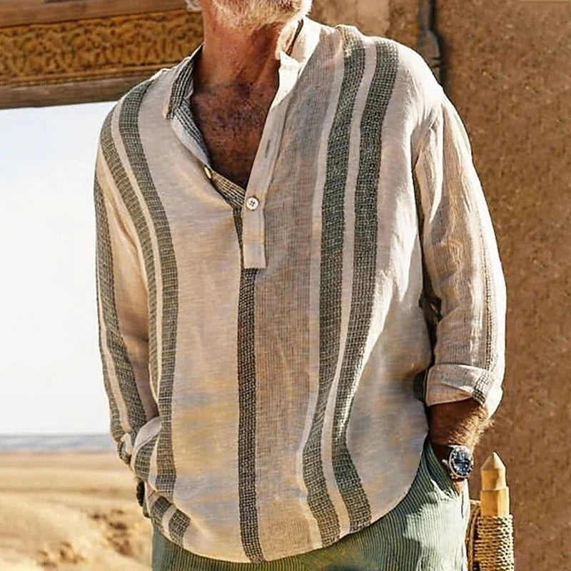 Yano – Vintage Λινό Πουκάμισο