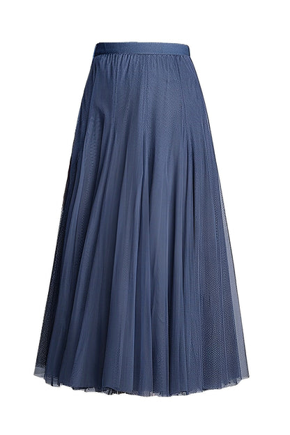 Maleah – Πλισέ μίντι φούστα από δίχτυ