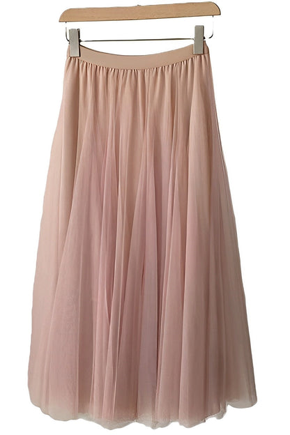 Maleah – Πλισέ μίντι φούστα από δίχτυ