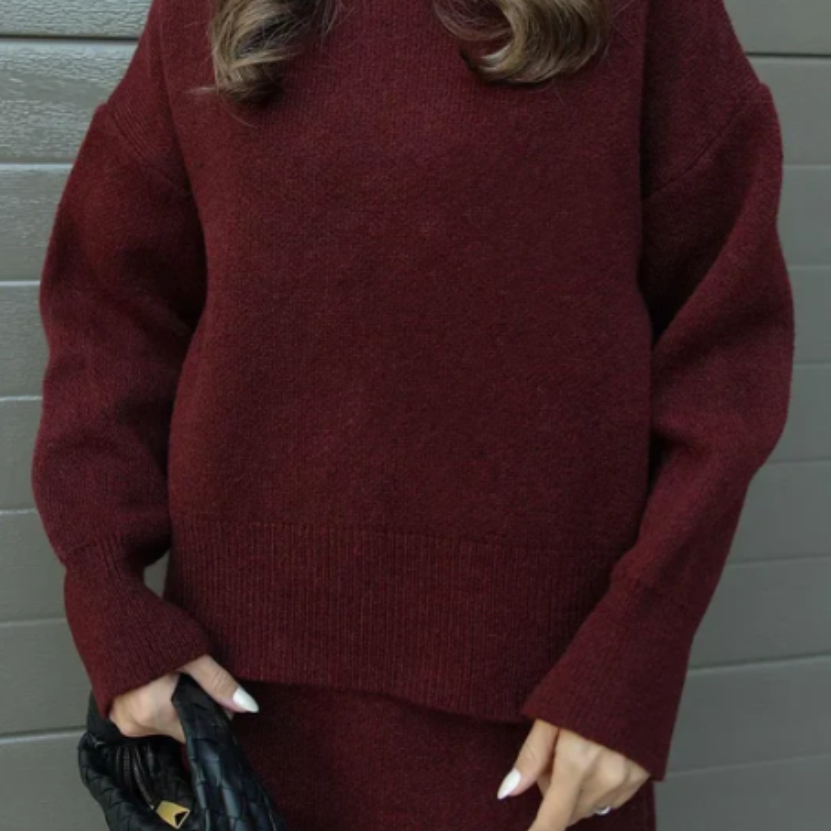 Amelie – Φούστα & Πουλόβερ Σετ