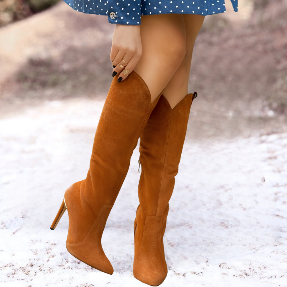 Mylène – Μπότες σε δέρμα κομψές