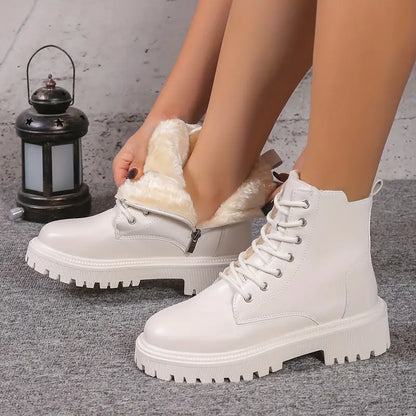 Keelin – Μπότες πλατφόρμα με γούνα