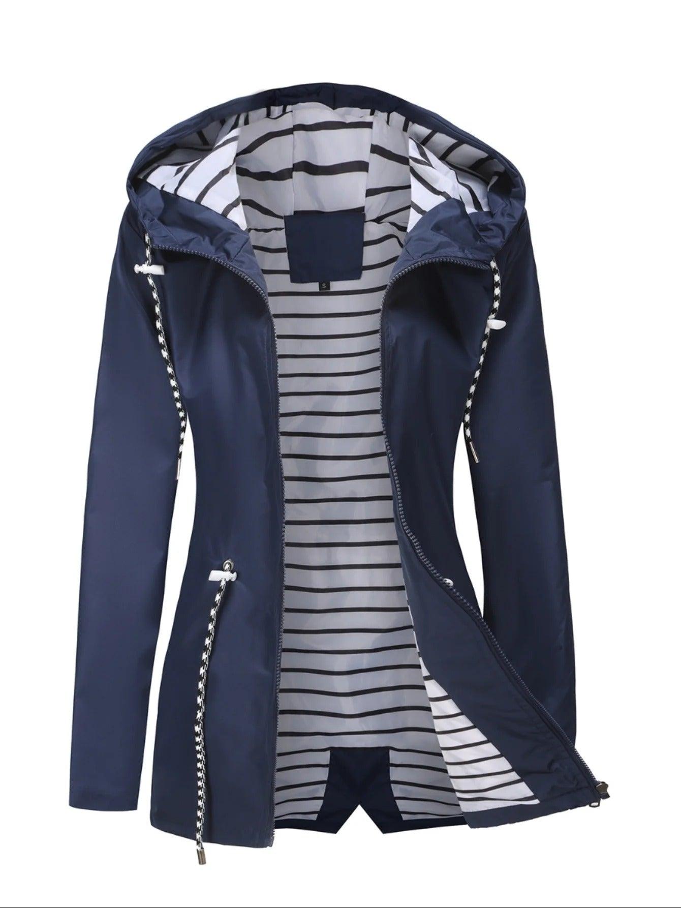 Nathalie – Μακριά Αδιάβροχη Ζακέτα