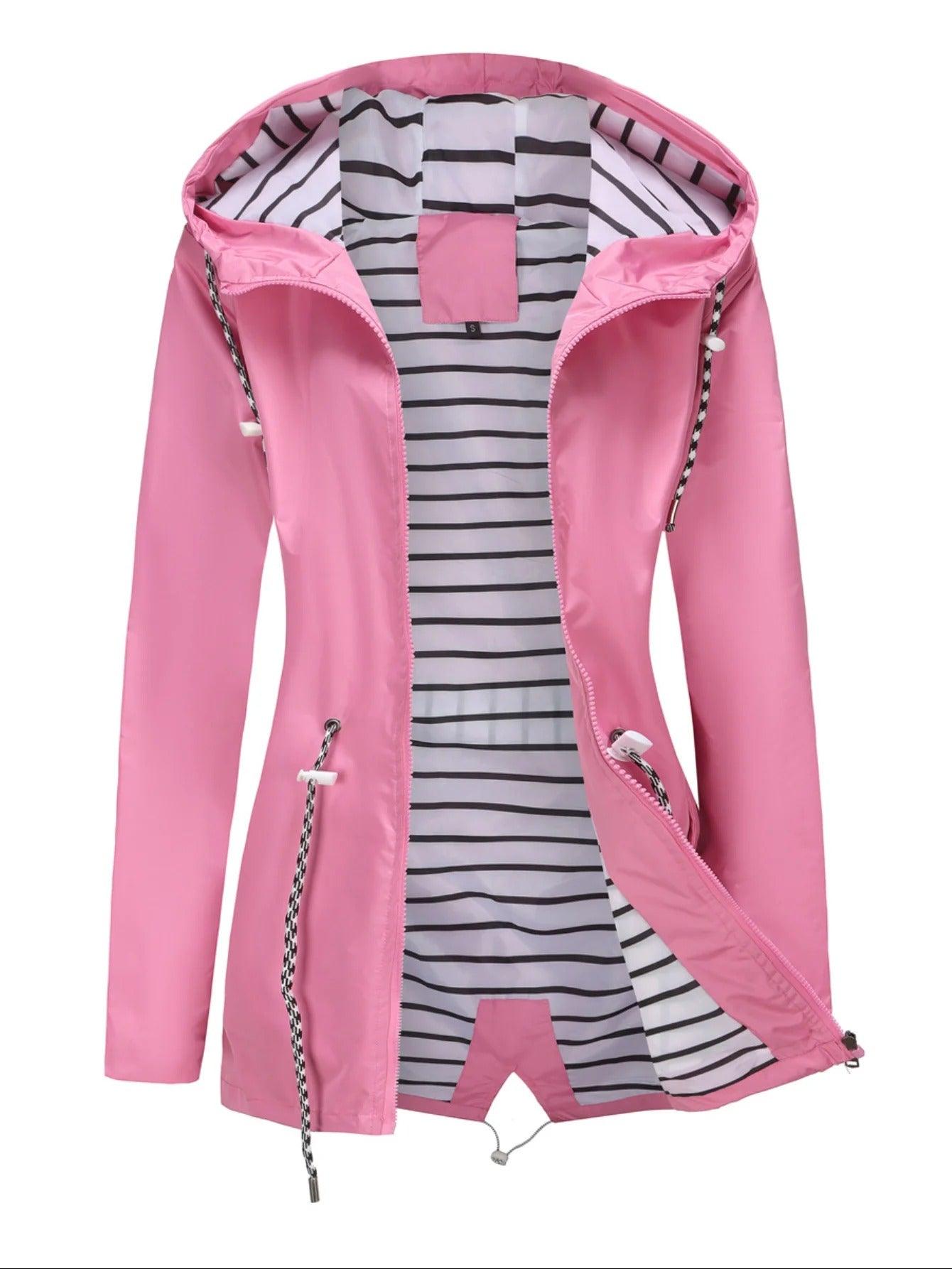 Nathalie – Μακριά Αδιάβροχη Ζακέτα