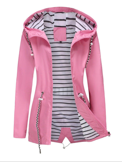 Nathalie – Μακριά Αδιάβροχη Ζακέτα