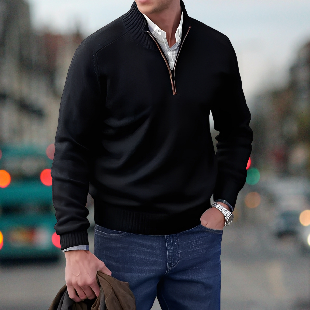 Adrian – Πουλόβερ με Φερμουάρ