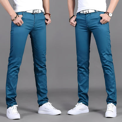 Russell - Ανδρικά καθημερινά, στενά chinos παντελόνια