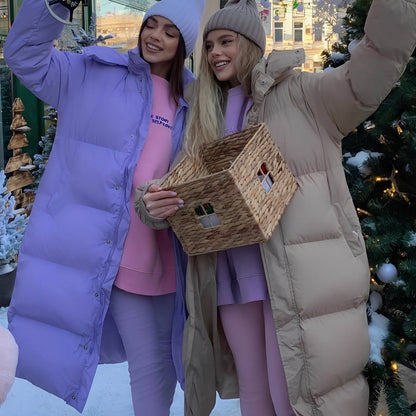 Jacquelyn - Στιλάτη μακριά ζακέτα με κουκούλα για γυναίκες