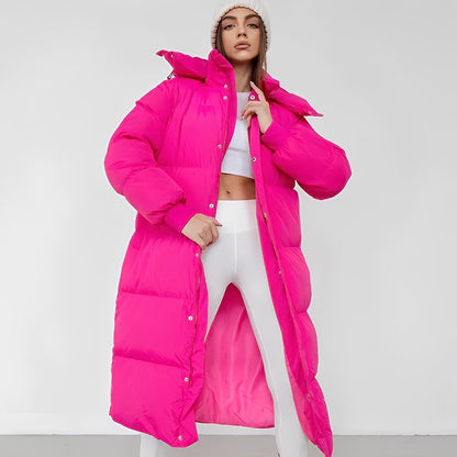 Jacquelyn - Στιλάτη μακριά ζακέτα με κουκούλα για γυναίκες