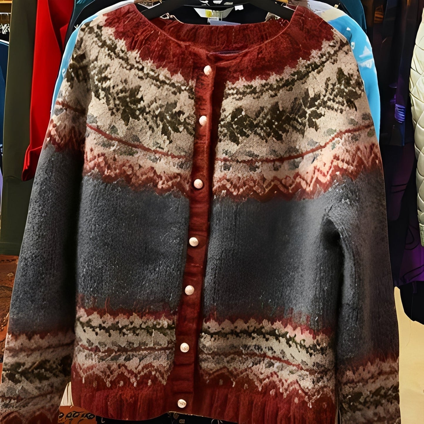 Nicola - Μοντέρνα εθνική ζακέτα για γυναίκες