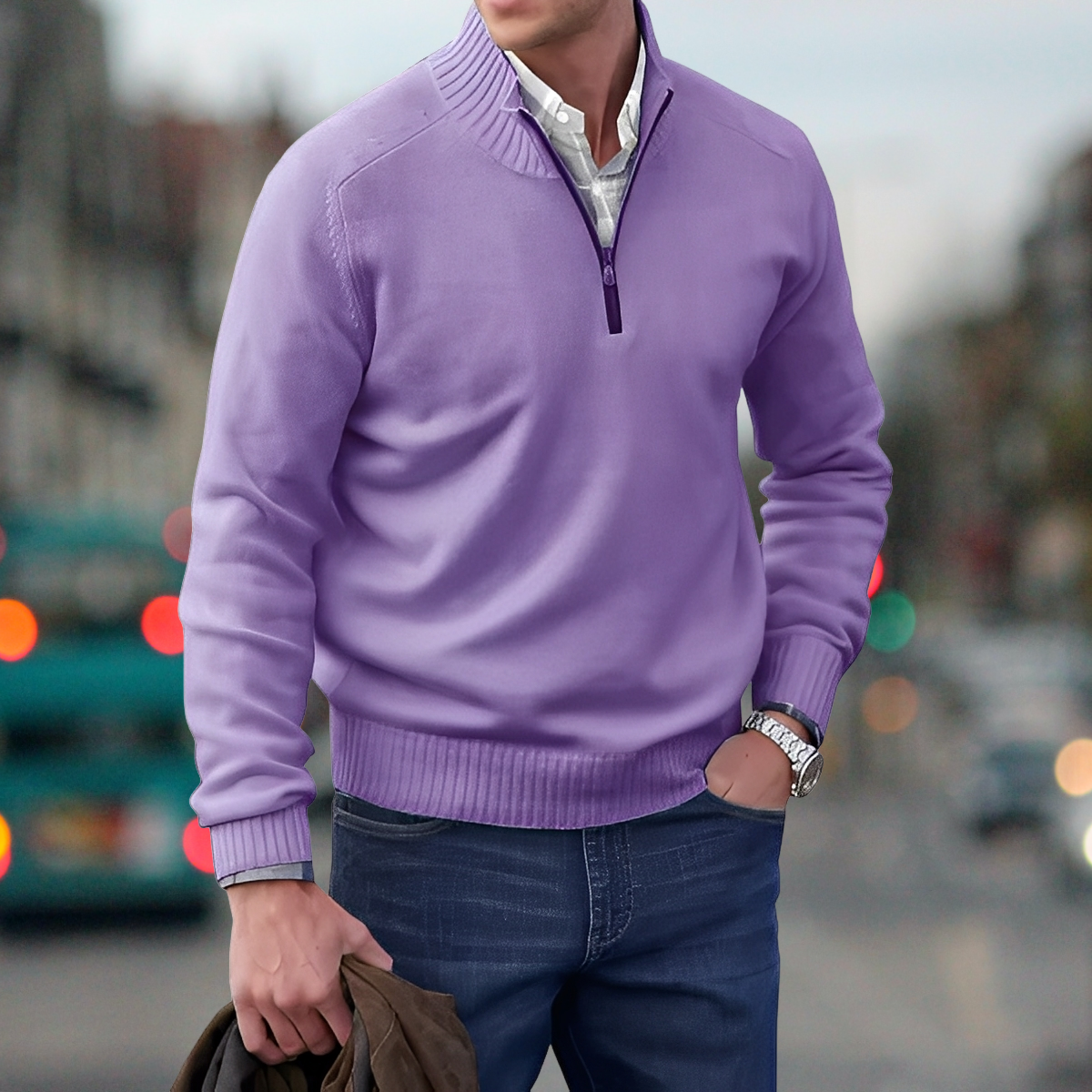 Adrian – Πουλόβερ με Φερμουάρ