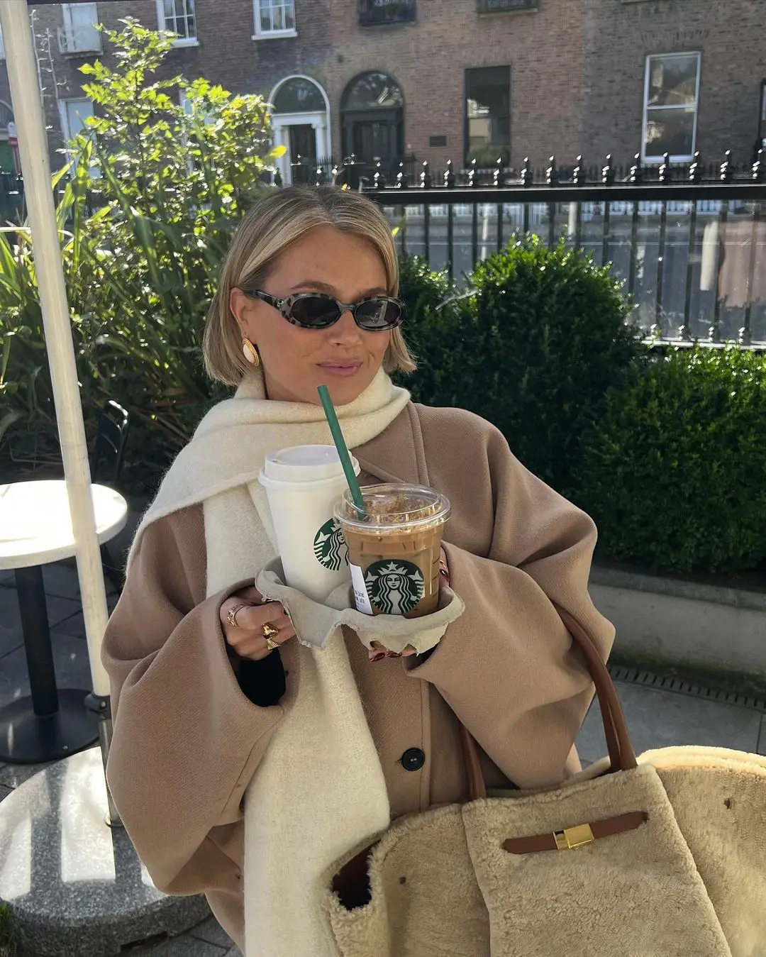 Elena – Παλτό Oversize σε Μικτό Μαλλί Διπλό Στήθος